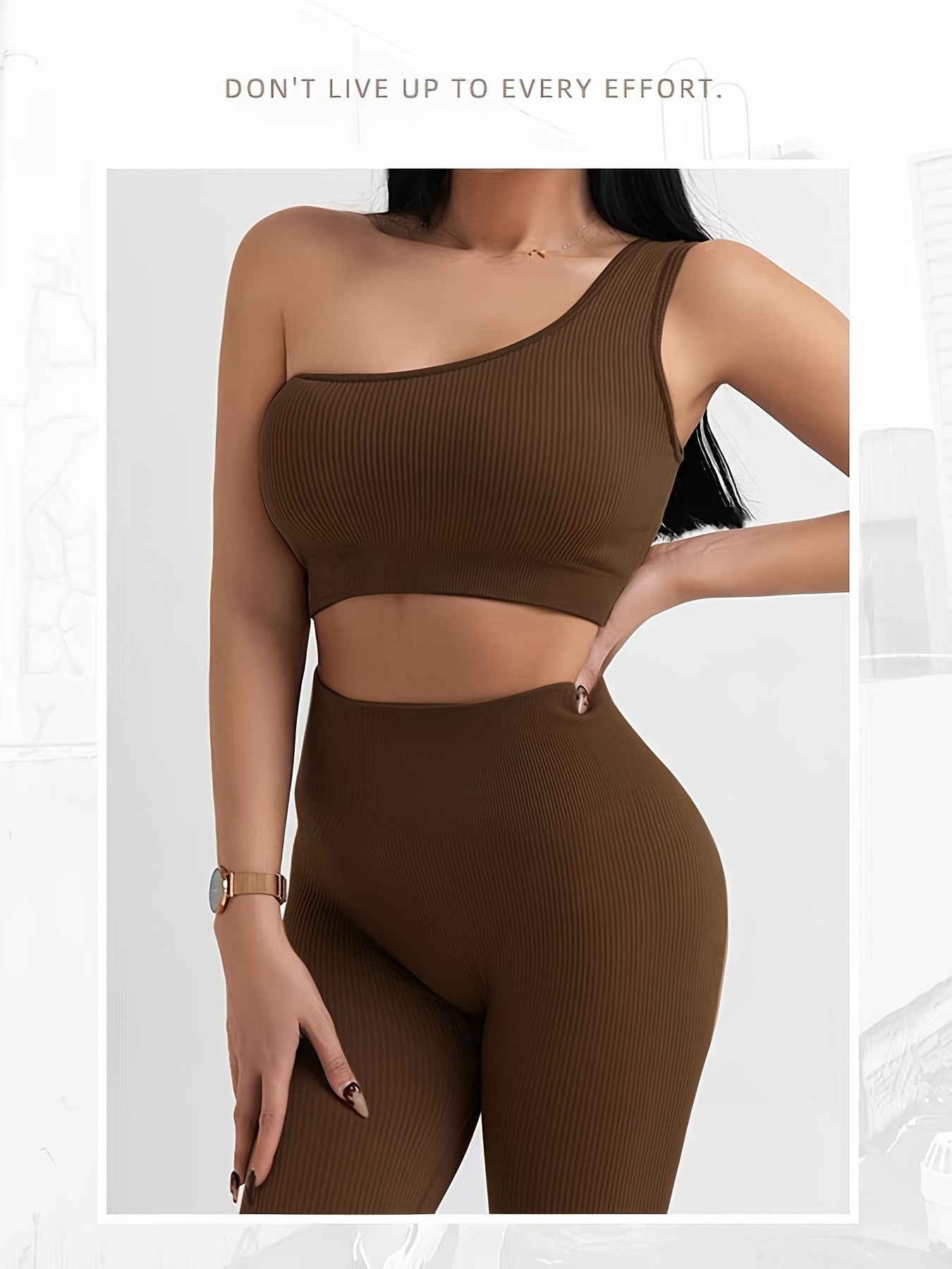 2pcs Sleeveless Crop Yoga Tops & High Waist Butt Lifting Shorts Set