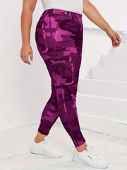 Camo Print High Stretch Leggings