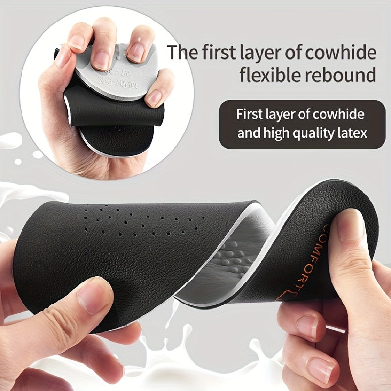 Latex Elastic Orthopedic Insoles for Running Sneakers