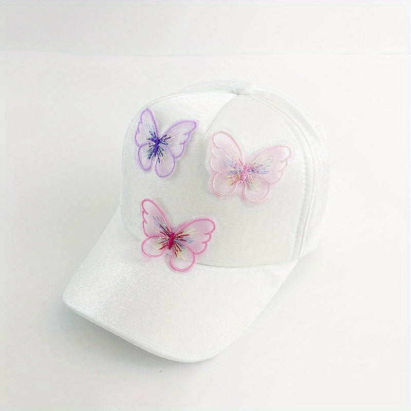 Kids' Duck Tongue Cap Bow Baseball Cap Outdoor Sun Hat