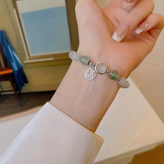 Opal Crystal Butterfly Bracelet Grey Moonlight Fairy Student Gift