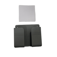Wall Mount Phone Plug Holder TV Remote Storage Box