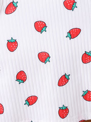 Baby Girls' Strawberry Print Tank Top