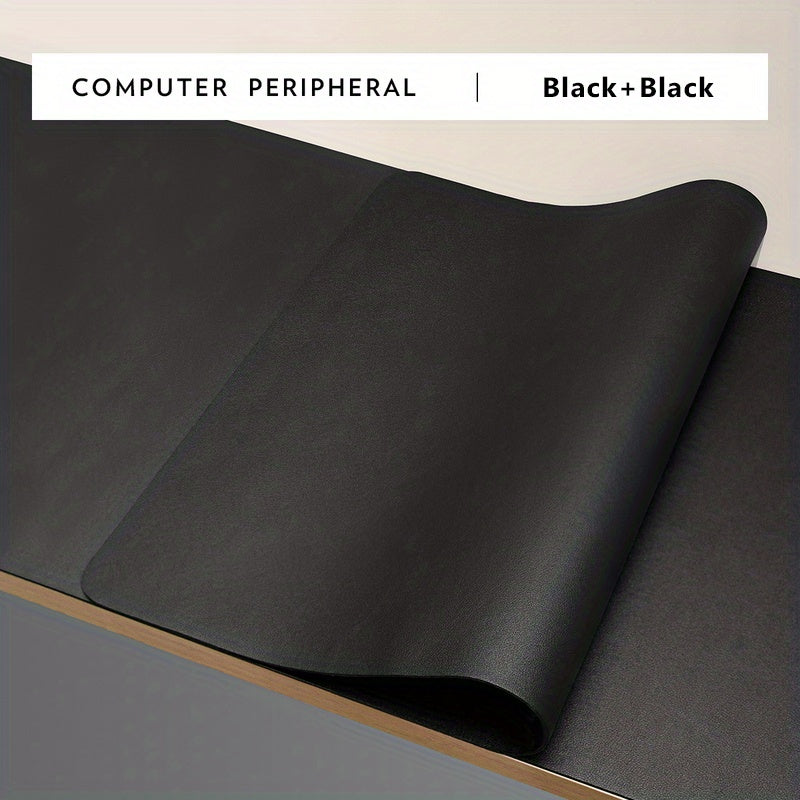 Double Sided Faux Leather Light Up Office Desk Mat