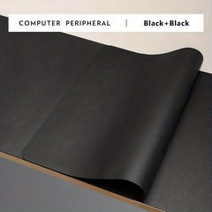 Double Sided Faux Leather Light Up Office Desk Mat