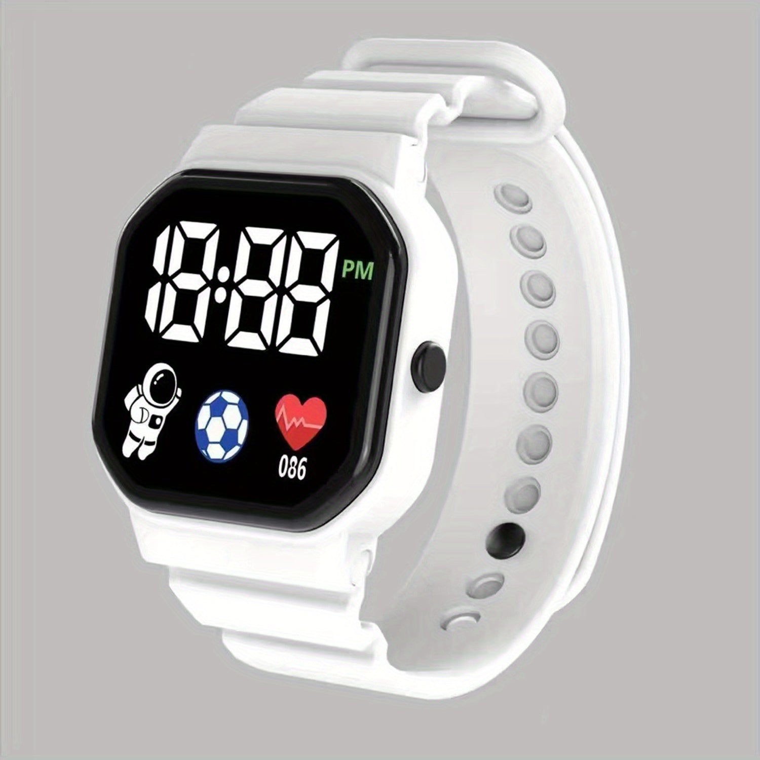 LED Screen Watch With Silicone Band - Holiday Gift