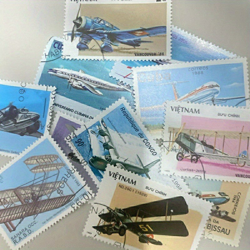 10pcs Dinosaur Car Thematic Stamps For Scrapbook Decoration Collection