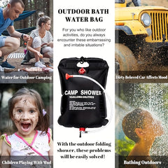 Portable 20L Outdoor Bath Shower Water Storage Bag