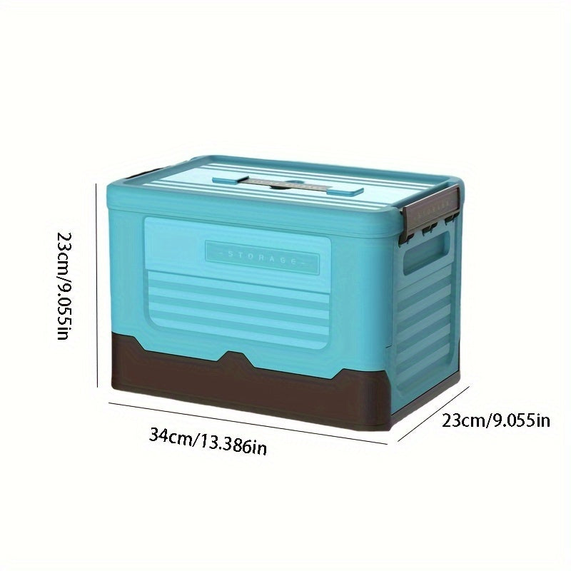 1pc Plastic Folding Storage Box Car Trunk Storage Box