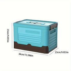 1pc Plastic Folding Storage Box Car Trunk Storage Box