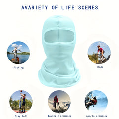 Summer Outdoor Sports Cooling Face Mask Bicycle Motorcycle Riding Headgear