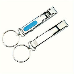 Portable Stainless Steel Nail Cutter Manicure & Pedicure Tool