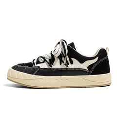 Men's Vintage Style Lace-up Skate Sneakers