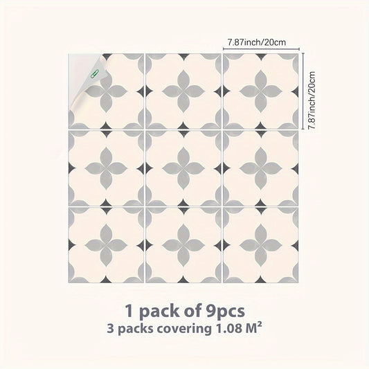 Ceramic Tile Stickers Waterproof Anti-slip Home Decoration