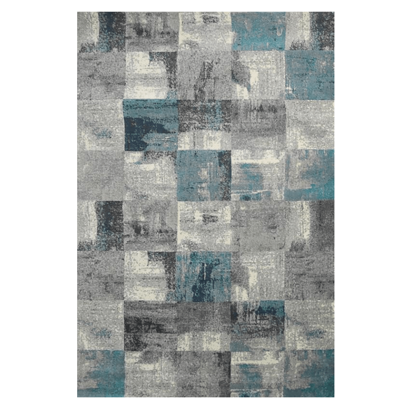 Abstract TPR Backing Soft Carpet Vintage Floor Mat