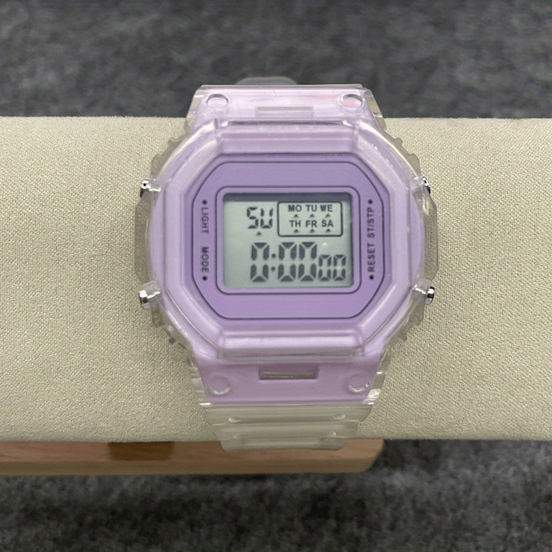Waterproof LED Square Electronic Watch - Holiday Gift For Boys And Girls