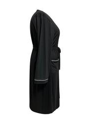 Women's Plus Size Lounge Robe with Pockets