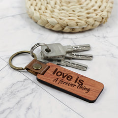 Rosewood Keychain Keyring Men Women
