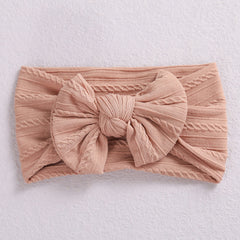 5pcs Nylon Baby Soft Bow Headband