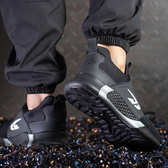 Men's Pattern Decor Safety Work Shoes