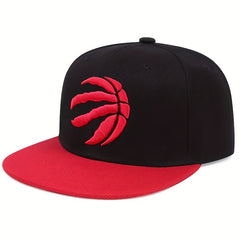 Men's Embroidered Flat Brim Baseball Cap