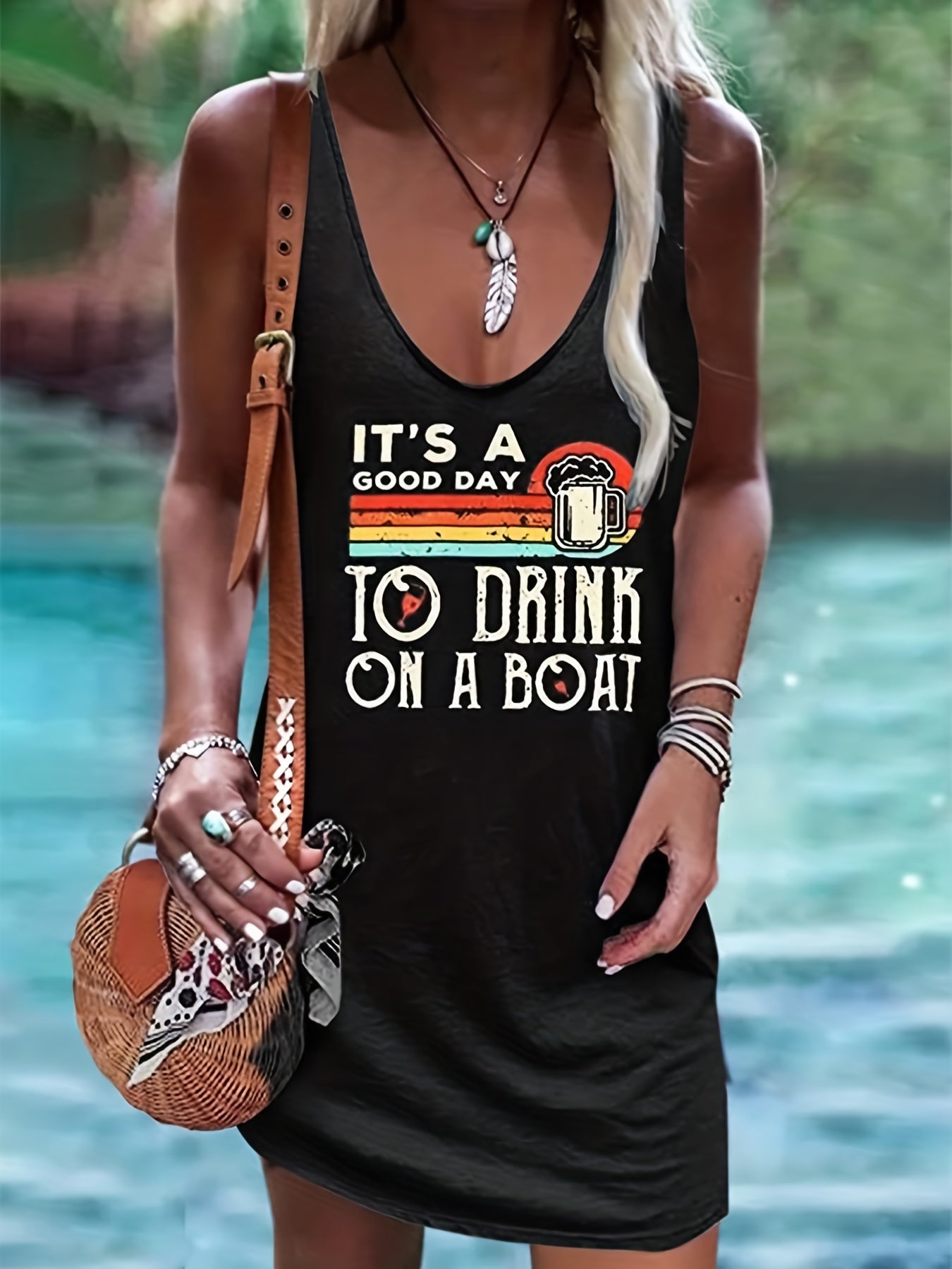 Sleeveless Casual Dress for Summer & Spring Women's Clothing