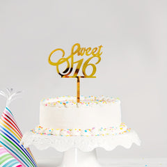Sweet 16 Cake Insert Birthday Cake Decoration