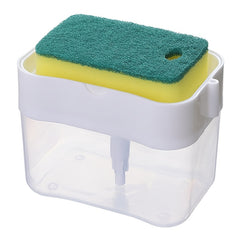 Dish Soap Dispenser with Sponge Holder - Soap Pump and Caddy