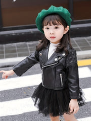 Stylish Windbreaker Jacket for Kids Spring Autumn Outwear Zipper Coat