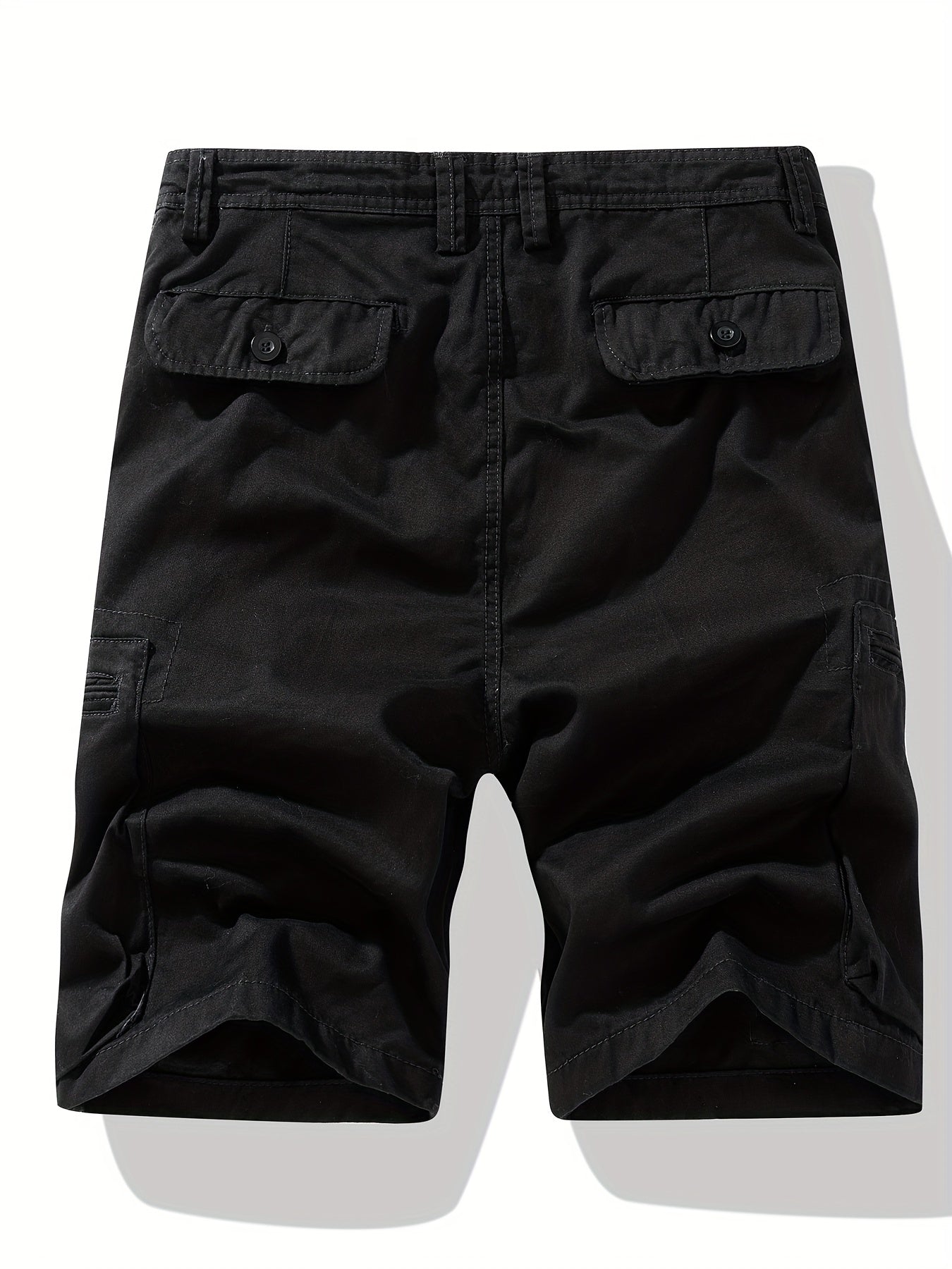 Men's Cotton Cargo Shorts with Flap Pockets