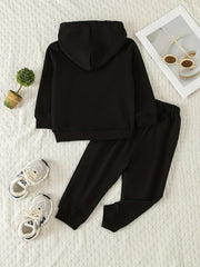 Baby Casual Outfit CUTENESS Print Sweatshirt Trousers Set