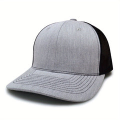 Wide Brim Baseball Cap Block Sunscreen Trucker Hat Mesh Breathable Snapback