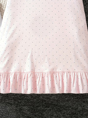 Girls Polka Dot Nightdress Sleeveless PJ Dress