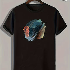 Artistic Painting Print Men's Graphic T-shirt