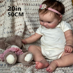 Realistic 20" Reborn Baby Doll Soft Vinyl Simulation Pure Planted