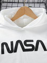 Kids Sports Style Hoodie & Retro Cargo Pants Set