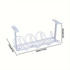 Desktop Power Cable Plug Shelf Organizer