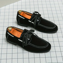 Men's Lace up Boat Shoes Casual Deck Shoes Walking Shoes