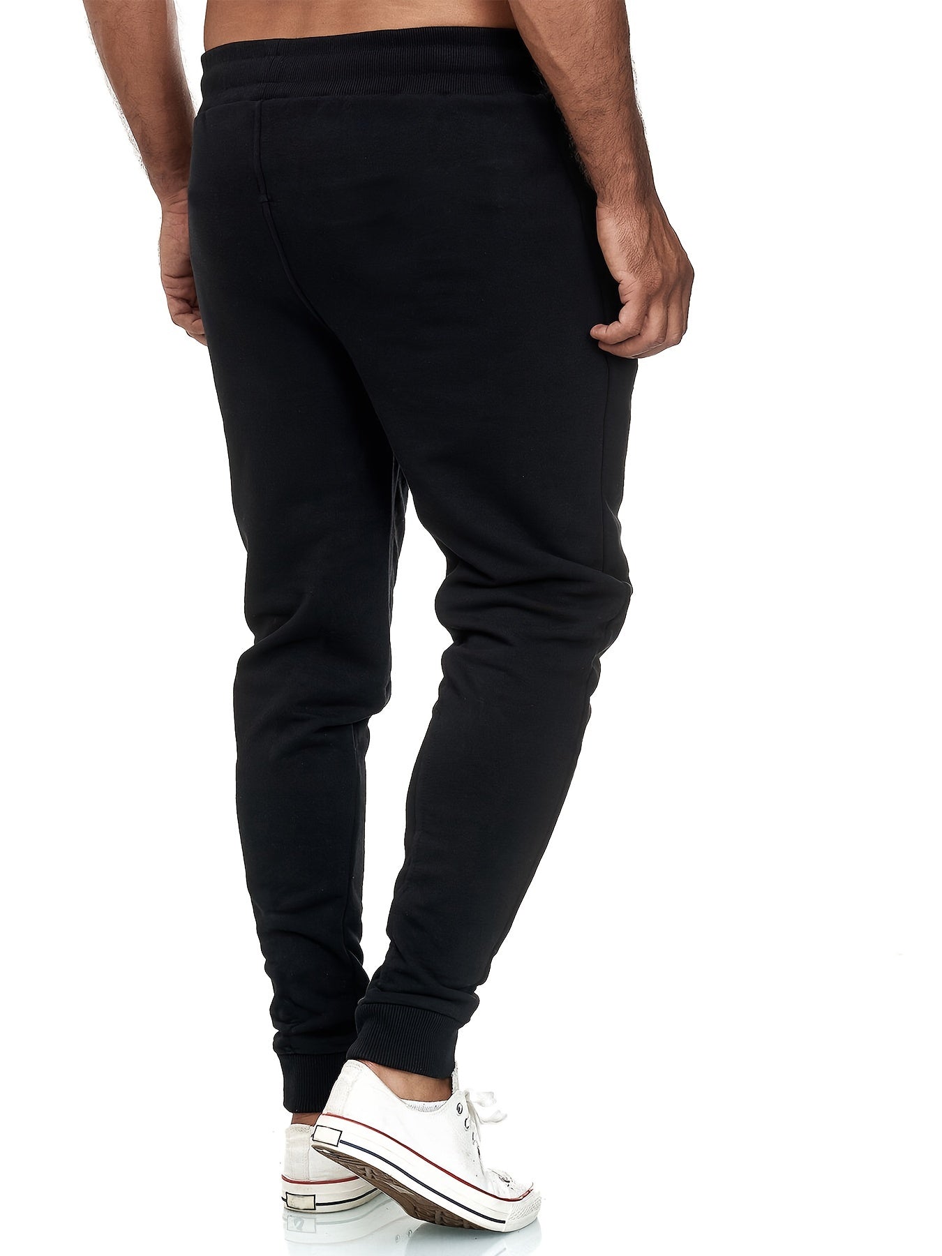 Men's Slim Fit Fitness Pants Casual Comfy Stretch Jogger Trousers