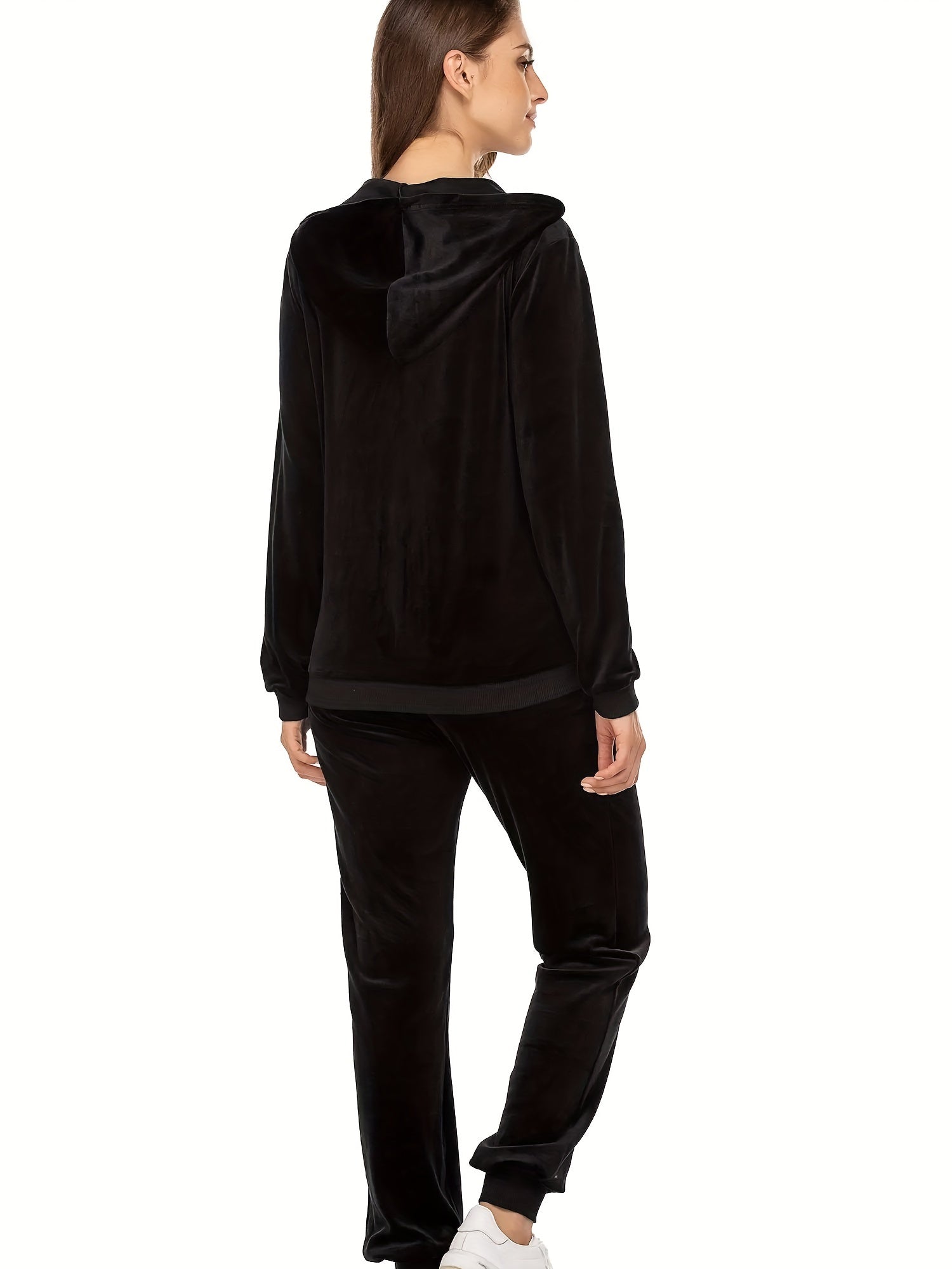 Women's Polar Fleece Zip Up Jacket Thermal Loose Fit Casual Coat