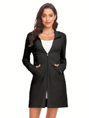 Women's UPF 50 UV Sun Protection Jacket Long Sleeve Hooded Sun Protection