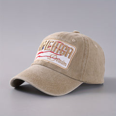 Unisex Sunshade Denim Baseball Cap with Embroidery