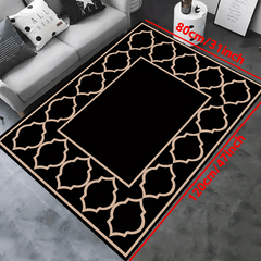 Anti Slip Indoor/Outdoor Area Rug Low Pile Easy Maintenance