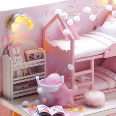 DIY Dollhouse Kit 3D Jigsaw Puzzle Building Model Girl Princess Toys