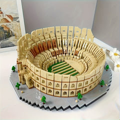 1549pcs Roman Colosseum Building Block Model Improve Hand-Eye Coordination Focus