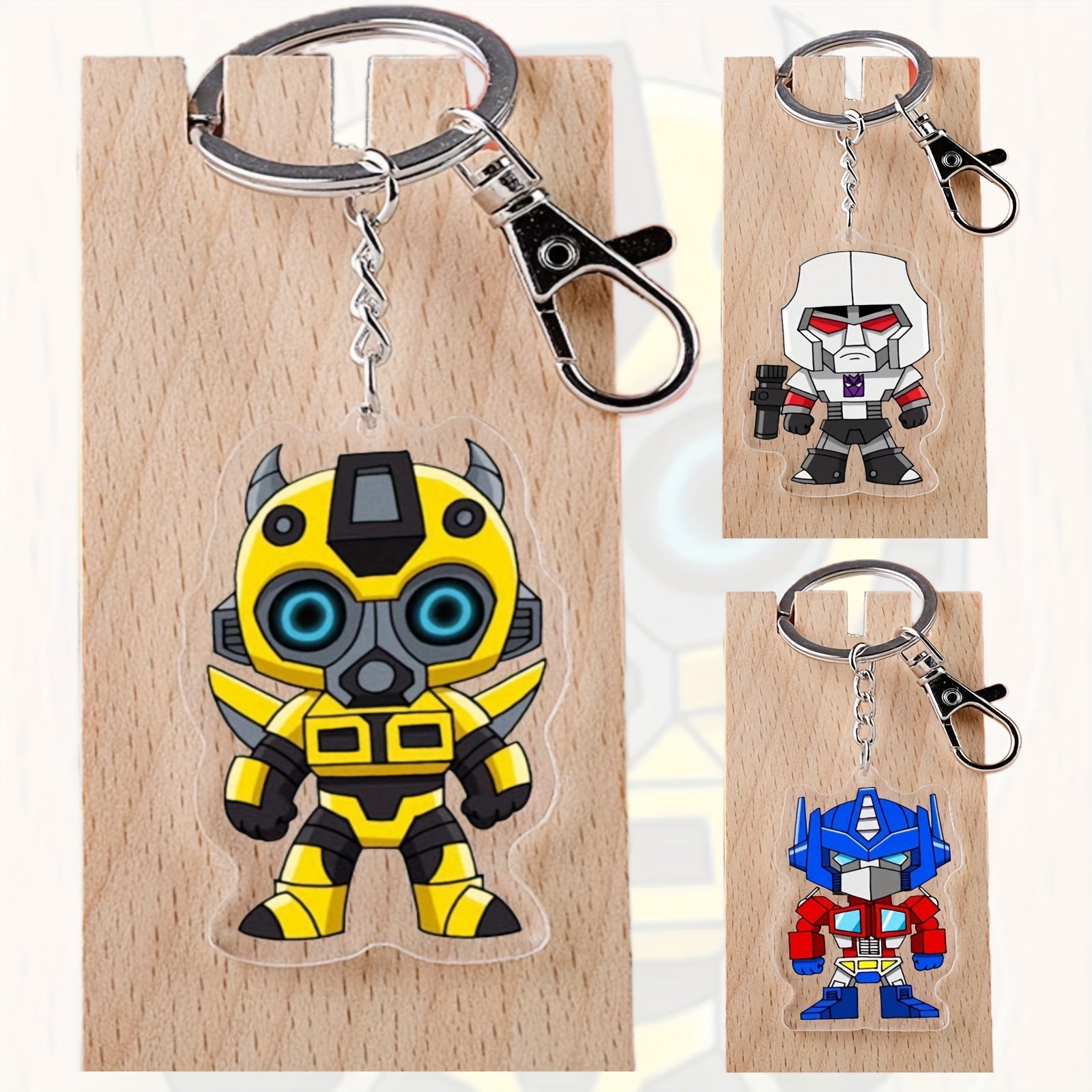 16 Inch Anime Keychain Acrylic Keyring Toys Collectibles