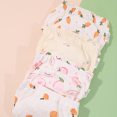 Baby Fabric Fruit Pattern Waterproof Diaper Pockets Training Pants