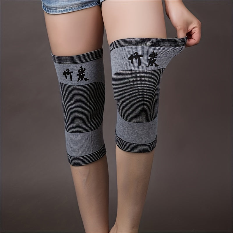 Bamboo Charcoal Yarn Knee Pads 45-75kg Warm Climbing Running Sports