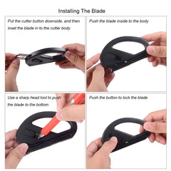 Paper Cutter Scissors Hand held Film Cutter Utility Box opening