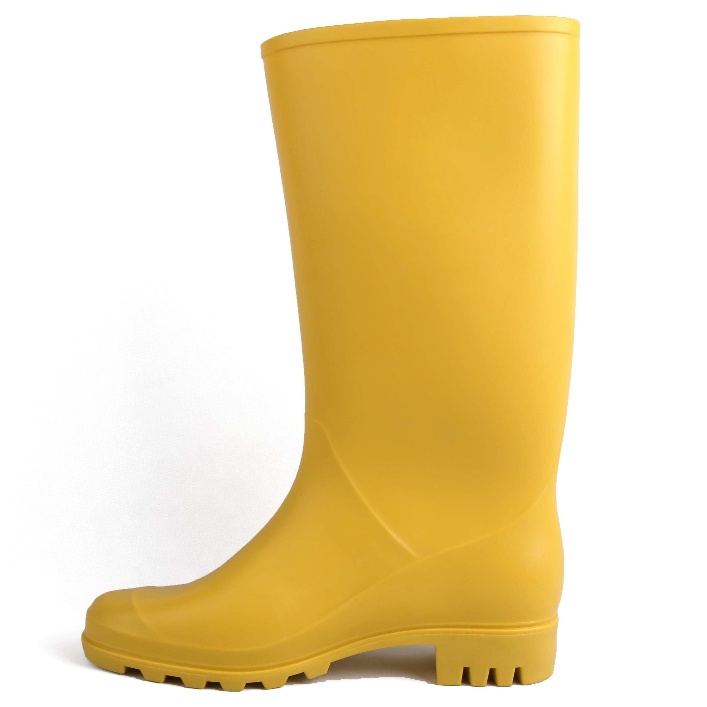 PVC Buckle Decor Non Slip Rain Boots Waterproof Lightweight